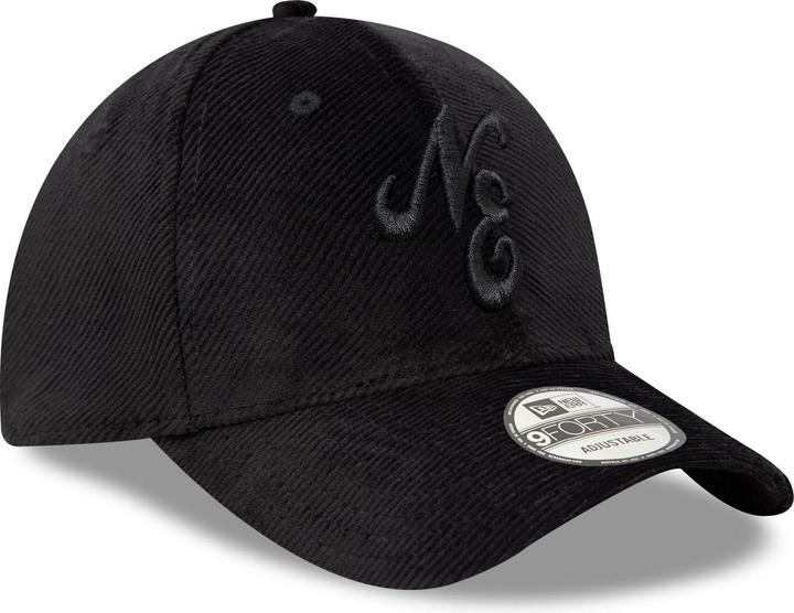 Actual product image New Era 9Forty Strapback Cap - Kord Brand Logo Schwarz