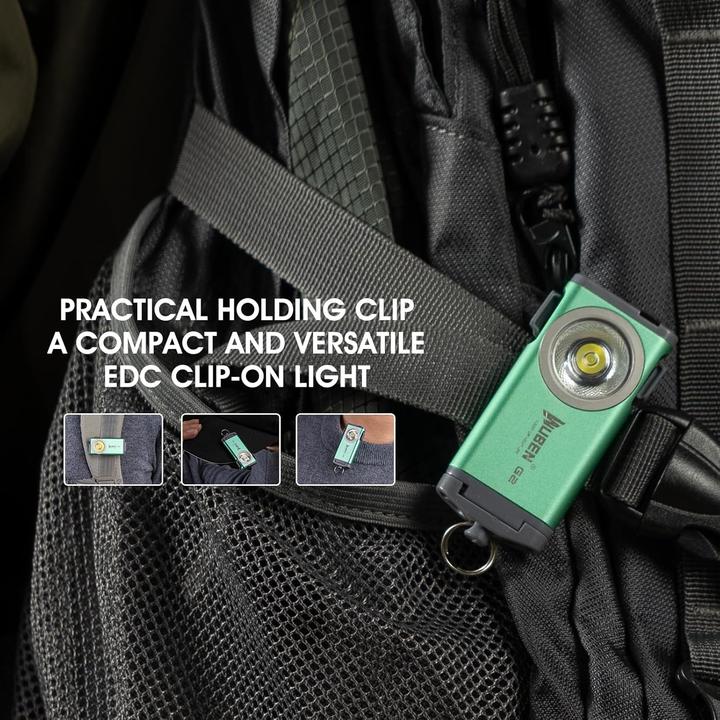 Actual product image Wuben G2 Green (5.85 cm, 500 lm)