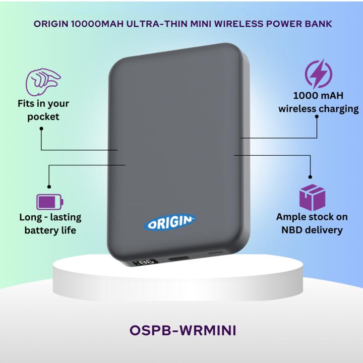 Produktbild Origin Storage Ospb-Wrmini (10000 mAh, 15 W, 20 Wh)