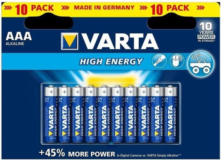 Image du produit Varta une puissance durable (10 pcs, AAA, 1240 mAh)
