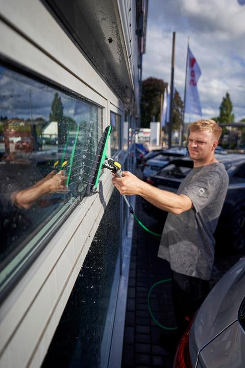 Produktbild Unger PWH35 nLITE PowerPad Reinigungspad 35 cm inklusive nLITE Mikrofaser-Reinigungspad 35 cm (1 Stk.)