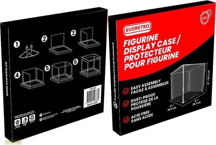 Actual product image Evoretro Acrylic Modular Display Case 20 cm