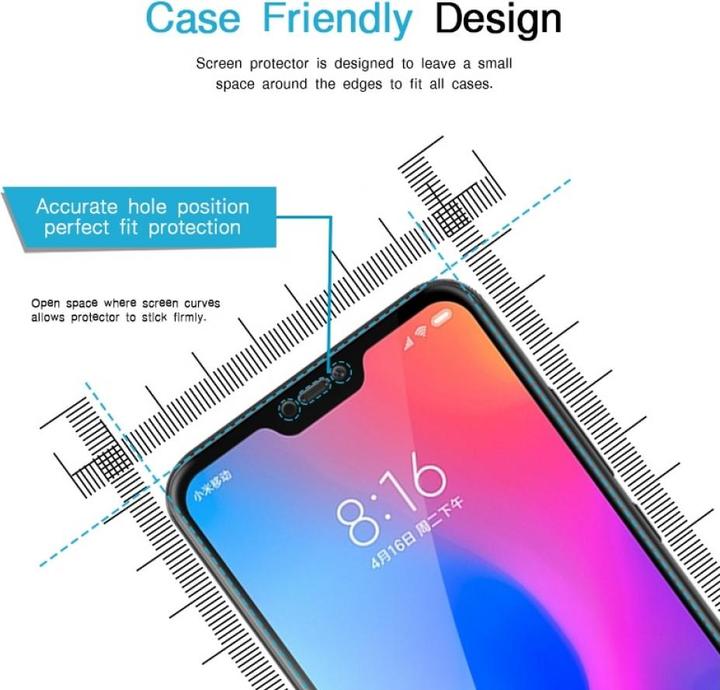 Image du produit Screenguard Xiaomi Mi A2 Lite Full Screen Protective Glass 2.5D 9H (1 pcs, Mi A2 lite)