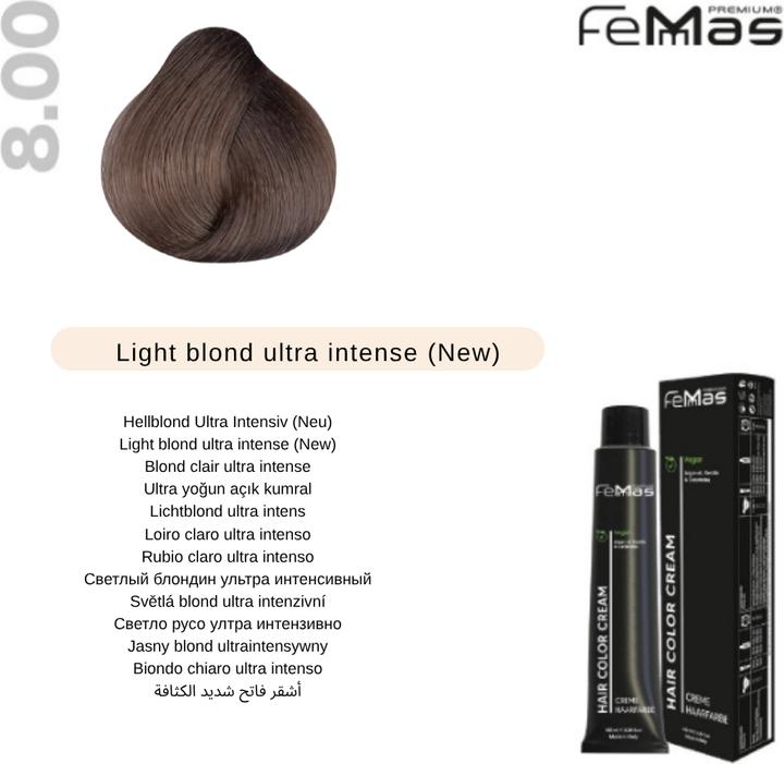 Produktbild FemMas (8.00) Hair Color Light Blond Ultra Intensive 100ml
