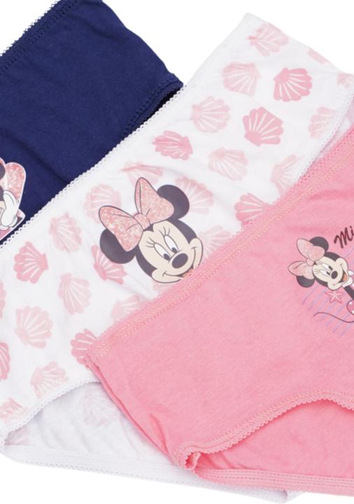 Image du produit Disney Mädchen-Unterhöschen Minnie Bows – 3er-Pack (116, 122, Lot de 3)