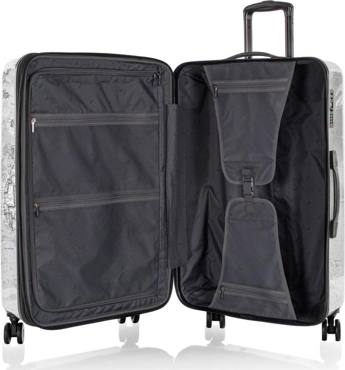 Actual product image Heys Journey Fashion Spinner -matkalaukku, mustavalkoinen kartta (127 l, L (90 - 115l))