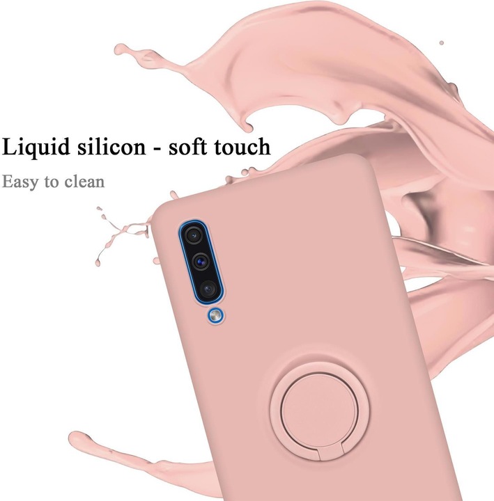 Actual product image Cadorabo Bumper TPU Liquid Ring Silicone Case (Samsung Galaxy A30s, Samsung Galaxy A50s)