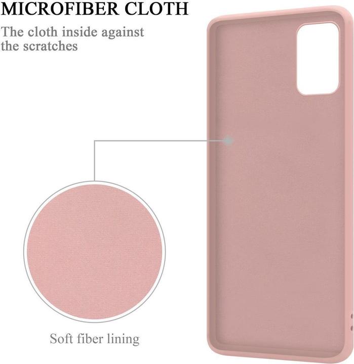 Actual product image Cadorabo Bumper TPU Liquid Ring Silicone Case (Samsung Galaxy A71)