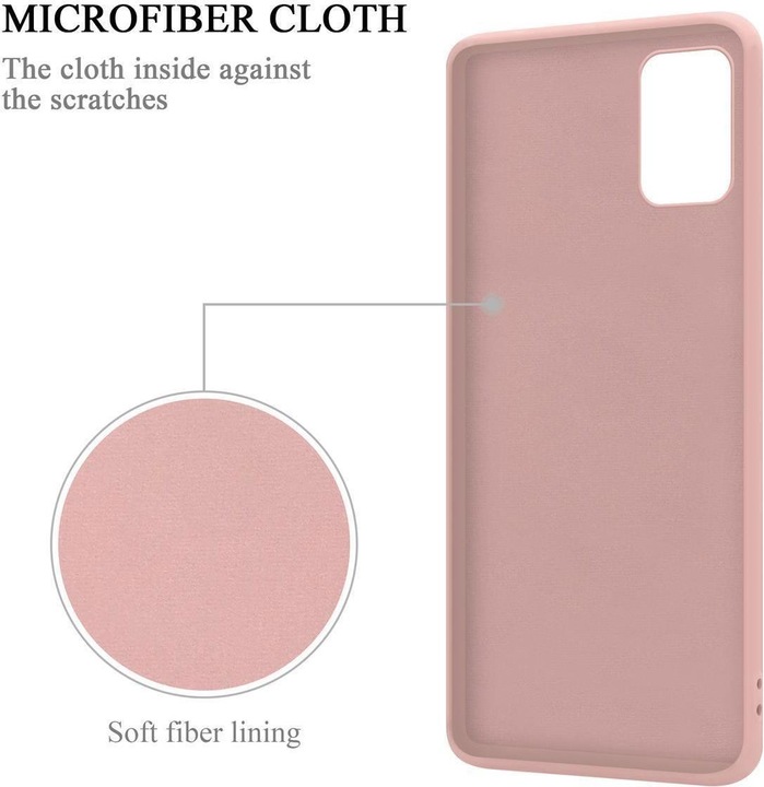 Actual product image Cadorabo Bumper TPU Liquid Ring Silicone Case (Samsung Galaxy A71)