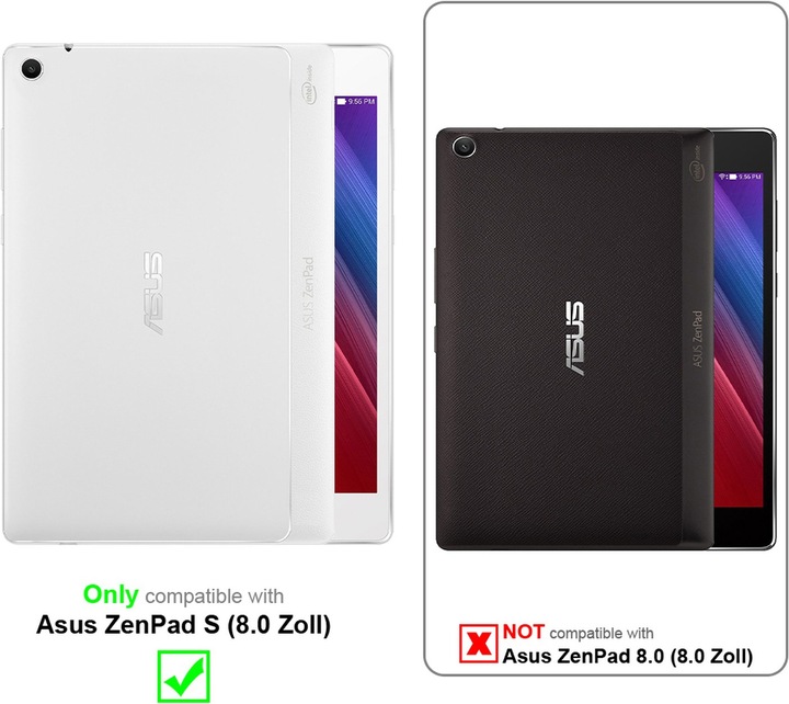 Actual product image Cadorabo Tablet Case Tablet Universal 360 (Asus ZenPad S 8)
