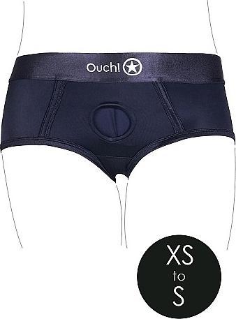 Actual product image Ouch! Vibrating Strap-on Brief - XS/S