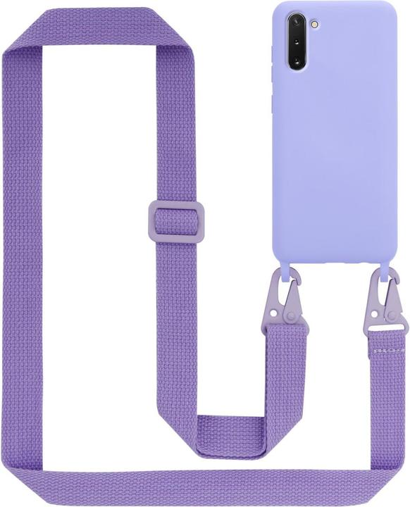 Actual product image Cadorabo Necklace Case Liquid TPU Handy Kette Liquid (Samsung Galaxy Note 10)