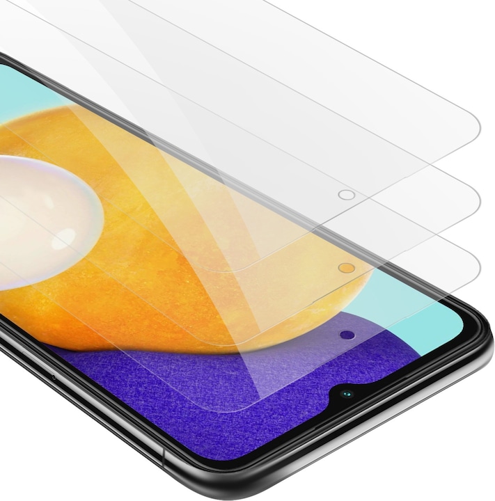 Actual product image Cadorabo 3x Tempered Glass 3er Pack Tempered (3 Piece, Samsung Galaxy A13 5G)