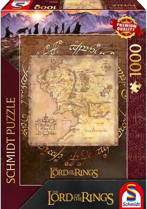 Schmidt Spiele Herr Der Ringe Mittelerde 1000 Teile (1000 pezzi)