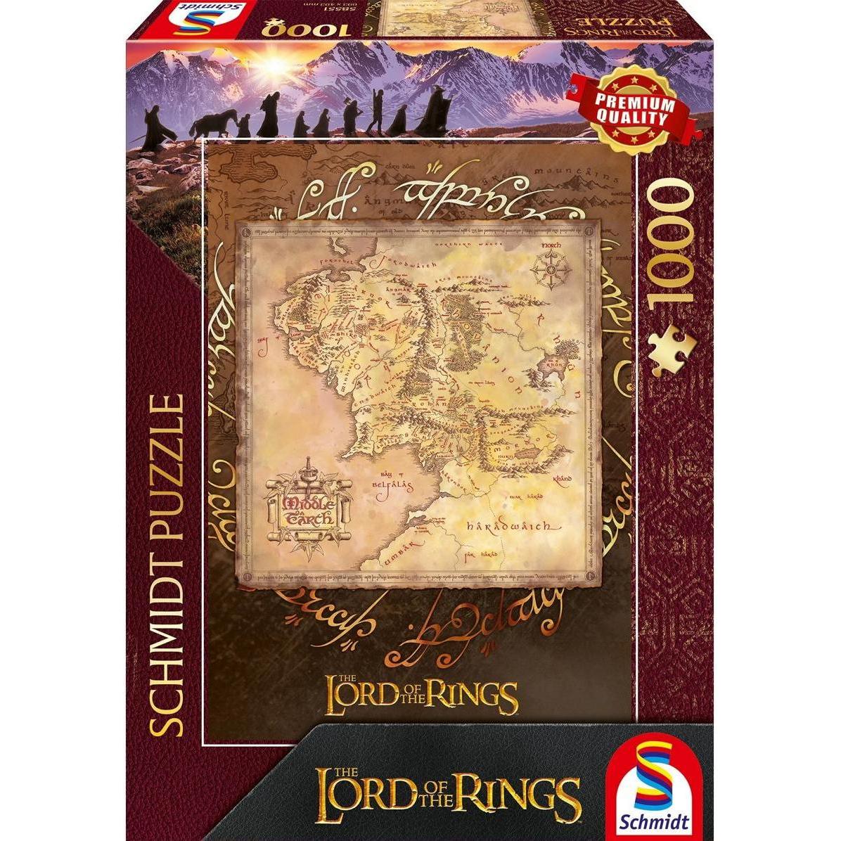 Schmidt Spiele Herr Der Ringe Mittelerde 1000 Teile (1000 pezzi)
