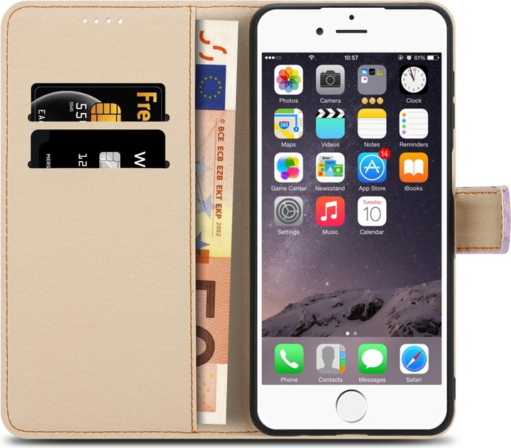 Image du produit Cadorabo Pochette Book avec impression (Apple iPhone 6)