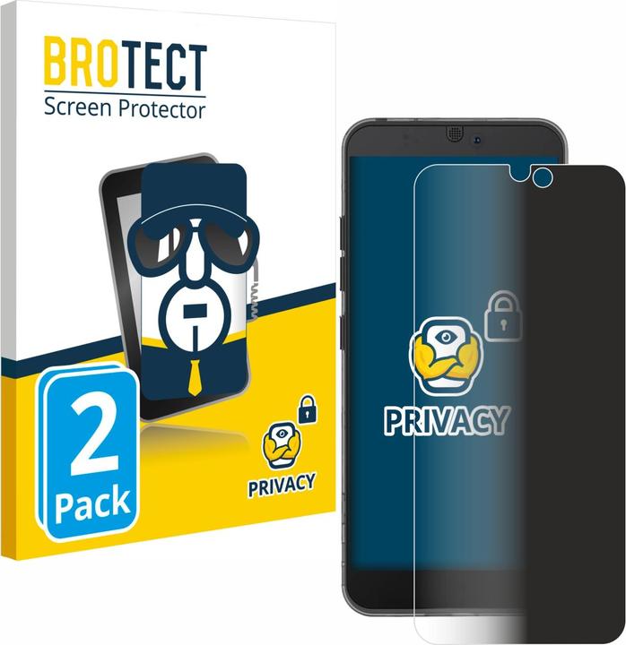 Actual product image BROTECT Anti-spy privacy film Blue light protection film (2 Piece, Fairphone 3)