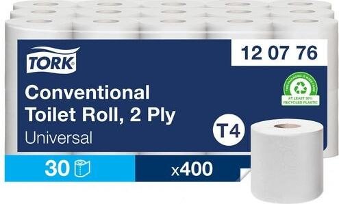 Actual product image Tork Toilet paper T4 Universal 2-ply 30 rolls (30 x)