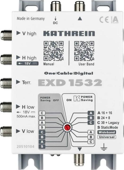 Productafbeelding Kathrein EXD 1532 5inputs 32outputs Satelliet blokverdeling (Diverse)