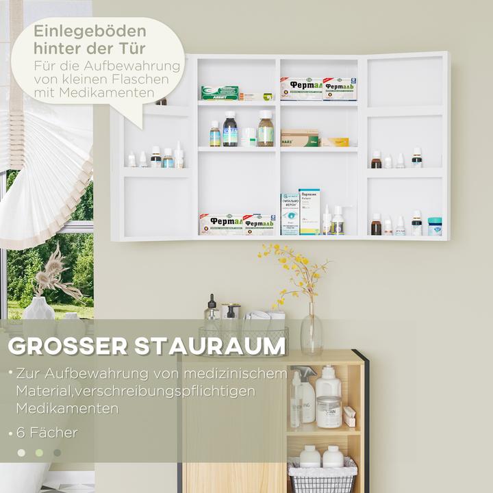 Produktbild Kleankin Medizinschrank (18 x 55 x 60 cm)