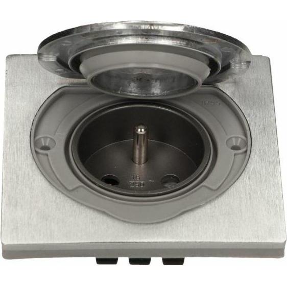 Orno, Steckdose, Hermetyczne podtynkowe su/u IP55 Edelstahl OR-AE-1397