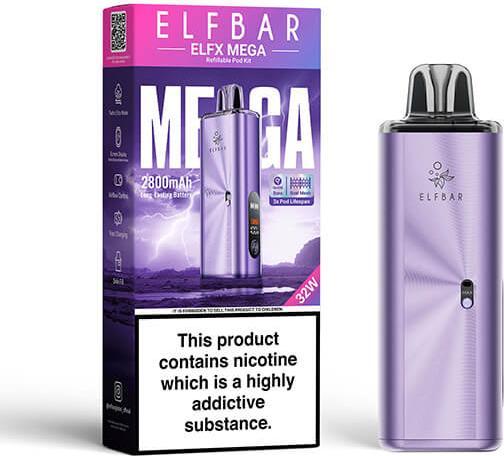 Actual product image Elfbar Elfx Mega Starter Kit