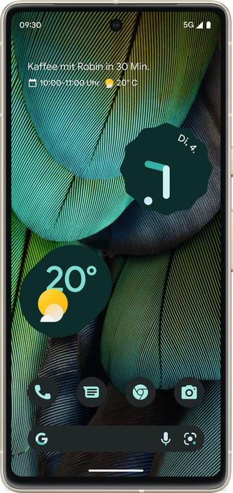 Produktbild Google Pixel 7 (128 GB, Lemongrass, 6.30", SIM + eSIM, 50 Mpx, 5G)