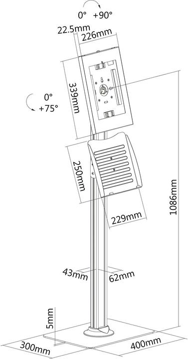 Actual product image PureMounts Stand PDS-6020