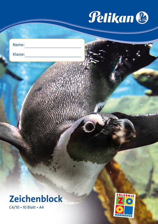 Produktbild Pelikan Zeichenblock (A4, Blanko, Weicher Einband)