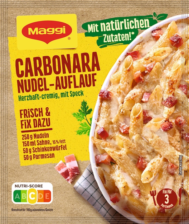 Produktbild Maggi Carbonara Nudel Auflauf (37 g)