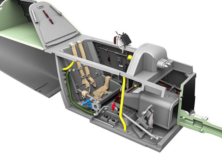 Actual product image Airfix Messerschmitt Bf109G-5/G-6
