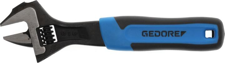 Actual product image Gedore 60 S 8 JP open-end spanner 8", adjustable, phosphated with plastic handle (25 mm)