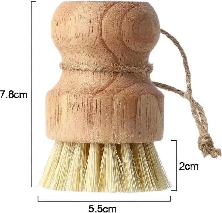 Actual product image Walfos Brosse à champignons en poils de sisal