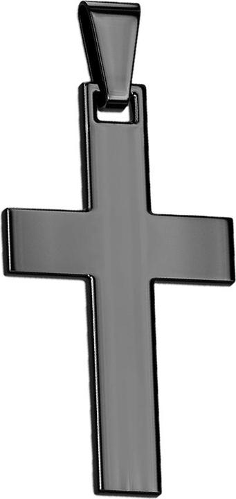 Produktbild Star Piercing Anhänger schwarz Kreuz (Chirurgenstahl 316L, ohne Messing)