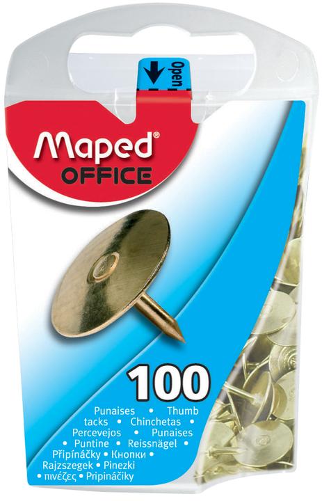 Maped Reissnägel verkupfert, Durchmesser 10mm (100 Stück, 10 mm)