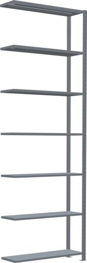 Produktbild Schulte Lagertechnik Stecksystem Anbauregal MULTIplus250 mit Kreuzstrebe