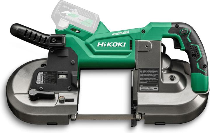 Actual product image Hikoki CB3612DAW4Z Multivolt Cordless Band Saw