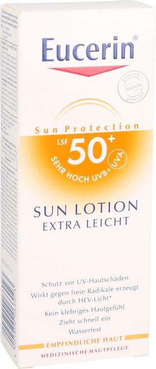 Actual product image Eucerin Sensitive Protect (Suntan cream, SPF 50+, 150 ml, 500 g)