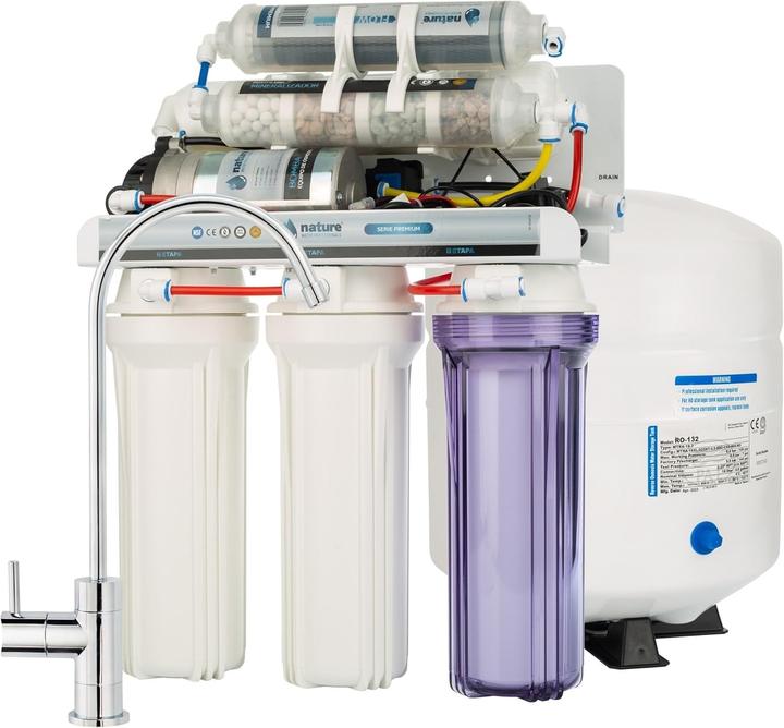 Image du produit Nature Équipement d'osmose inverse 6 niveaux, NSF certifié, membrane 50 GPD, économie d'eau
