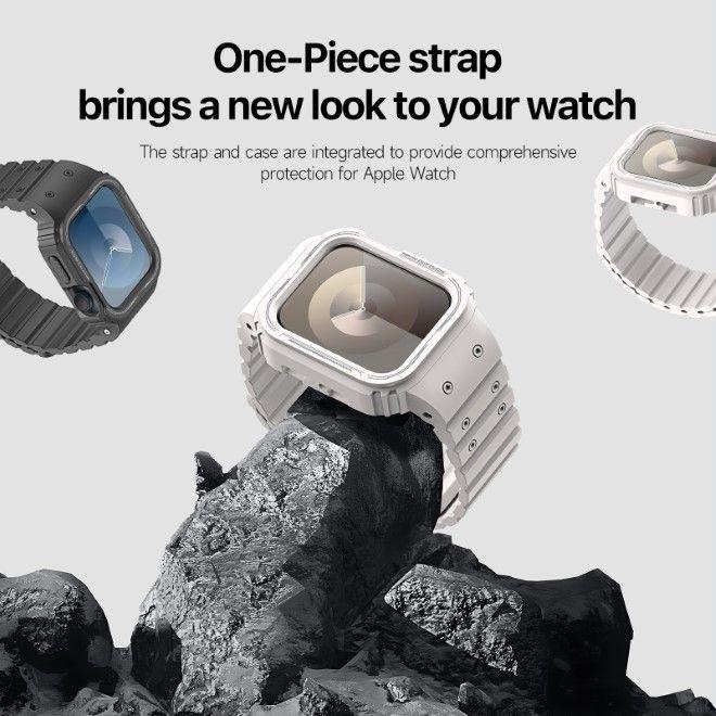 Image du produit Dux Ducis OA Bracelet Apple Watch 38mm/40mm/41mm - Blanc (38 mm, 40 mm, 41 mm, Silicone)
