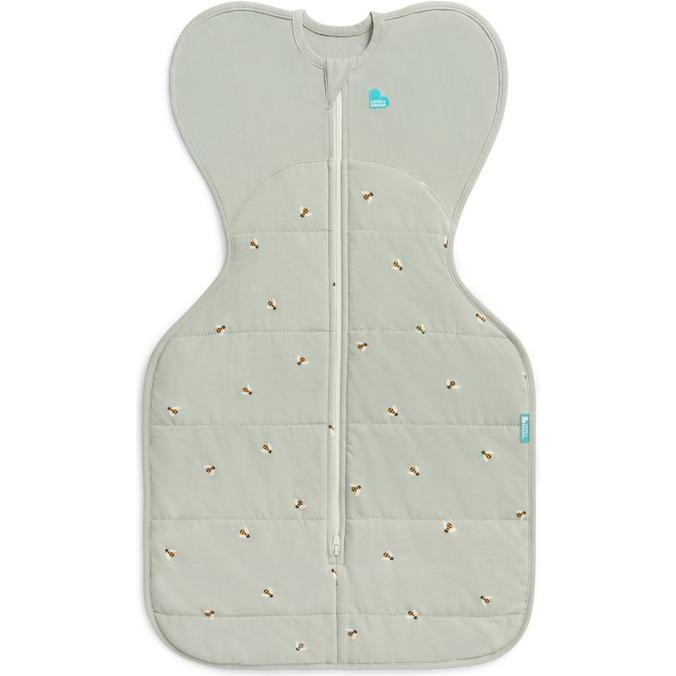 Love To Dream Verde Sacco A Pelo Per Bebè, Swaddle Up (56 Cm, 2,5 Tog, Invernale)