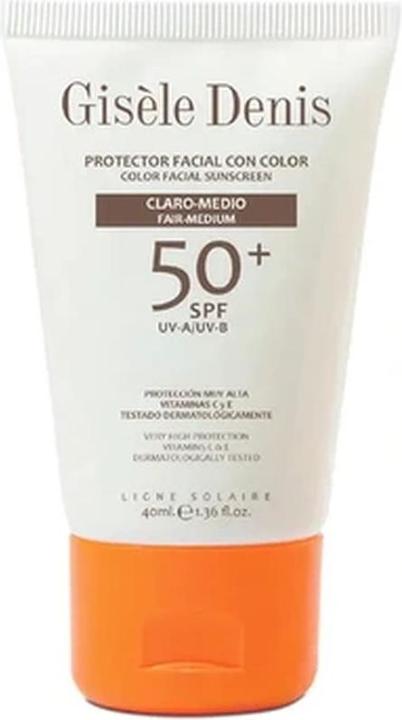 Produktbild Gisele Denis Gisa le Denis Color Facial Sunscreen Spf50 Fair medium 40ml (Sonnencreme Gesicht, SPF 50, 40 ml)