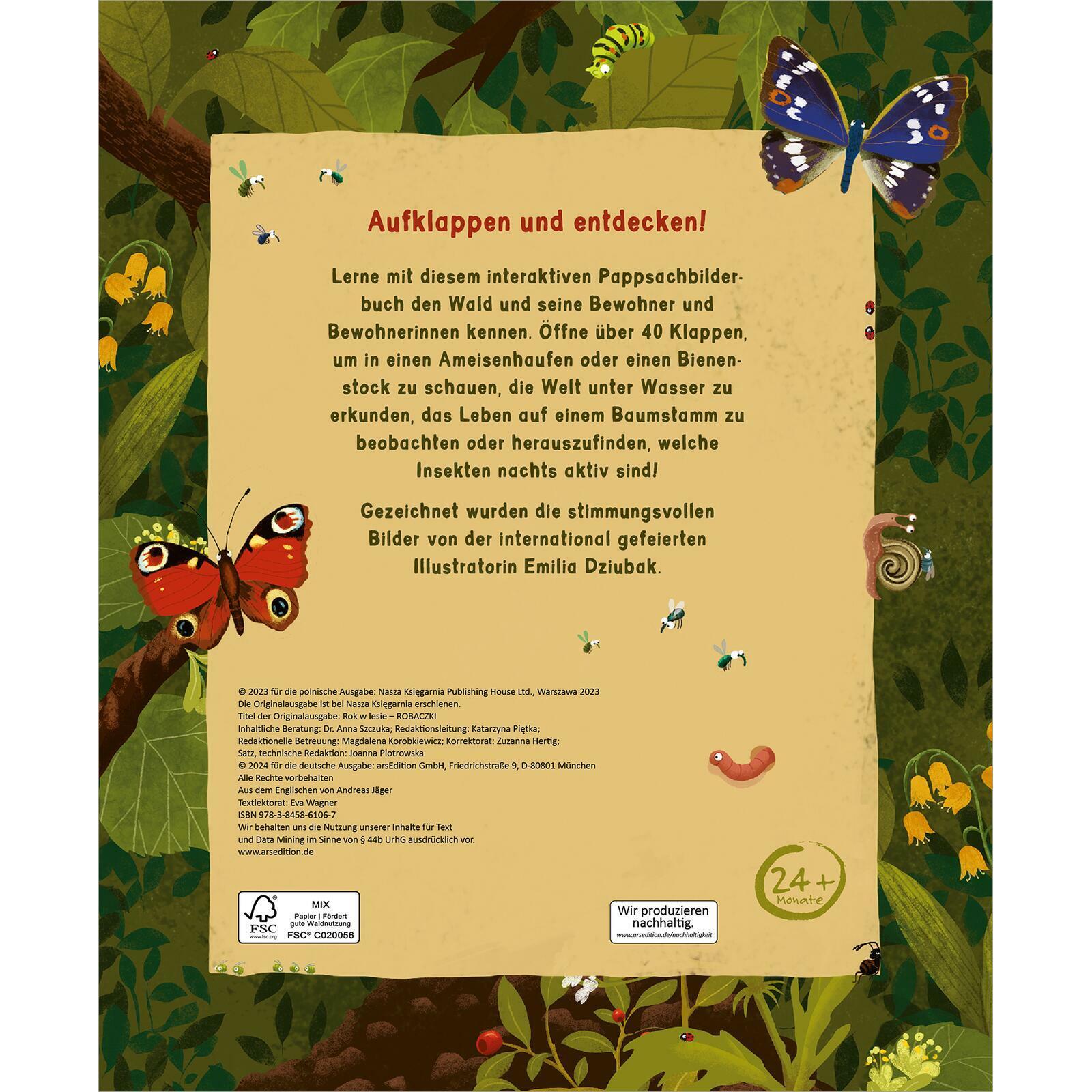 Thumbnail - Die grosse Welt der Krabbeltiere, Kinderbücher von Emilia Dziubak, Andreas Jäger