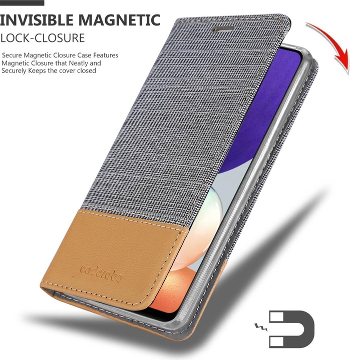 Actual product image Cadorabo Jeans Book Cover (Samsung Galaxy M22, Samsung Galaxy A22, Samsung Galaxy A32)