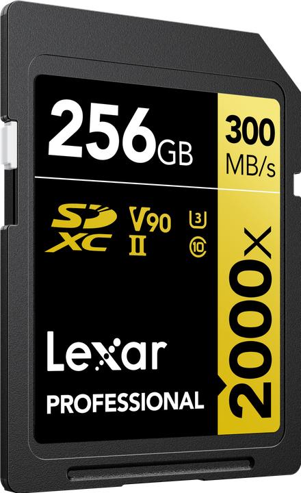 Image du produit Lexar Professional Gold Series (256 Go, SDXC, U3, UHS-II)