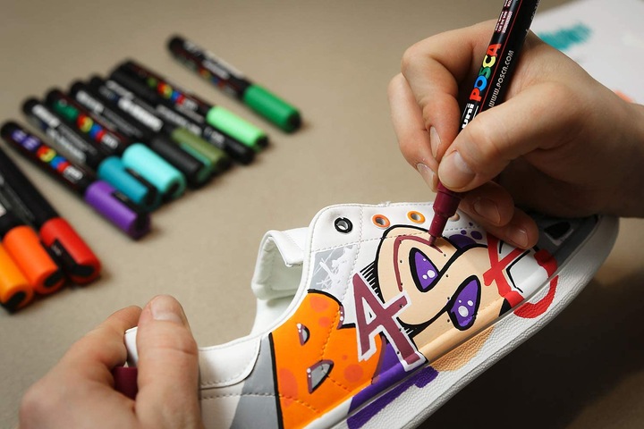 Image du produit Posca Set de feutres (Multicolore, 24 x)