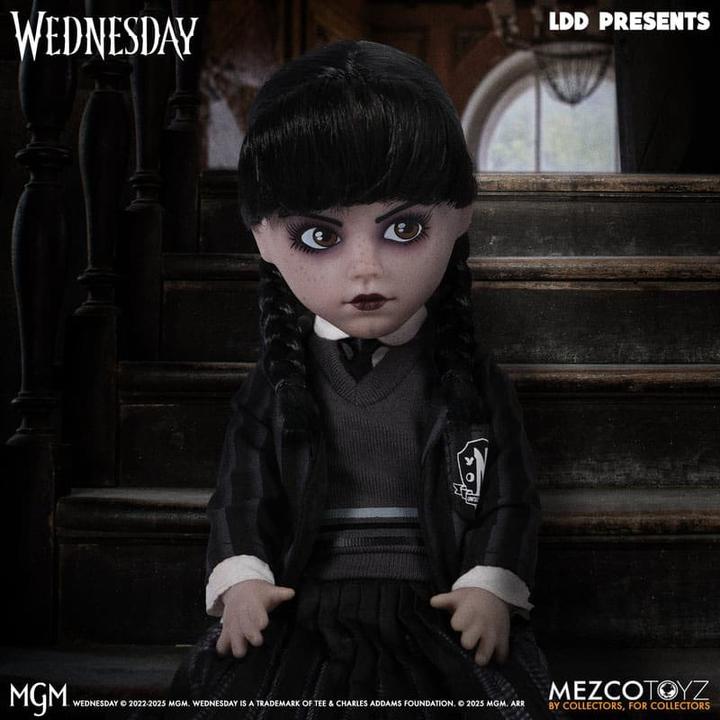 Actual product image Mezco Toys AF Wednesday Living Dead Dolls: Wednesday Acc Uniform 25cm