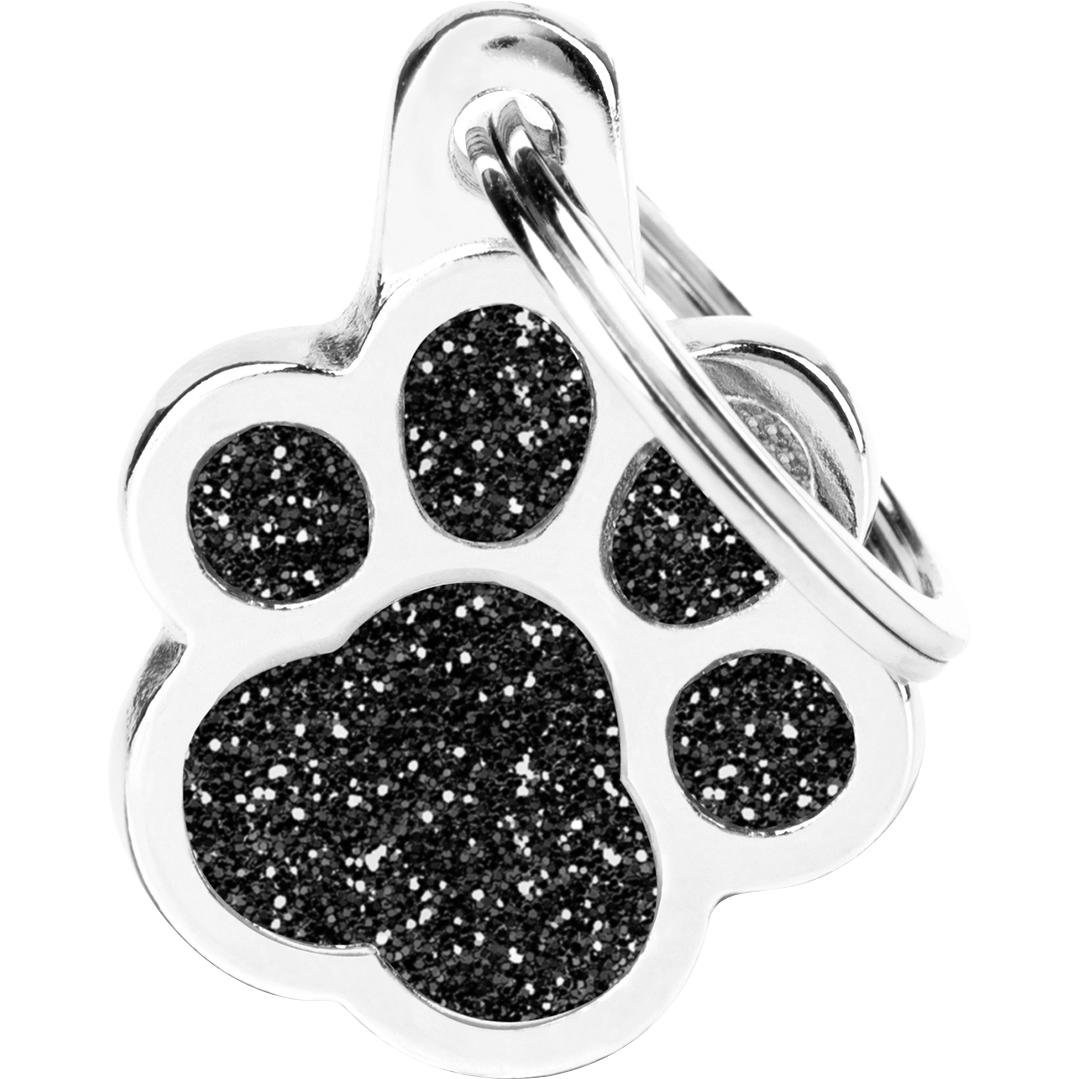 Myfamily MyFa tegn shine, pote lille, sort (Cane), Collare + Guinzaglio