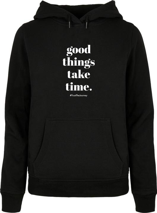 Produktbild Merchcode Ladies Good Things Take Time Basic Hoody - 117475 (L)
