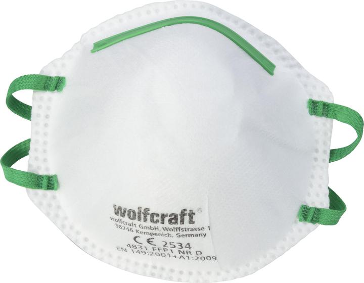 Immagine prodotto wolfcraft Maschera per polveri sottili senza valvola FFP (FFP1, 3 x)